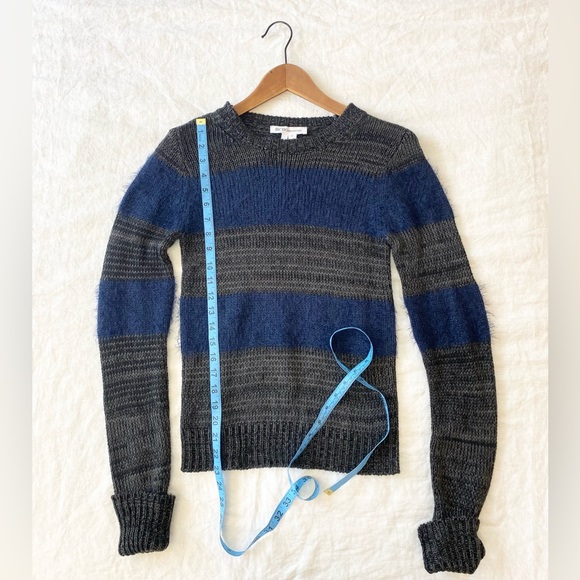 NWOT BCBG Wide Striped Crewneck Sweater - Picture 9 of 10